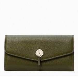Kate Spade Green Leather Wallet
